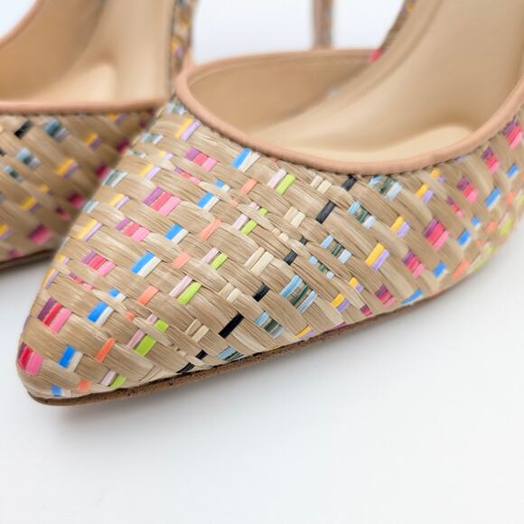 Jessica Simpson Prizma High Heel Pumps Women's Natural Multi Size US6M EU36.5 - Picture 10 of 10